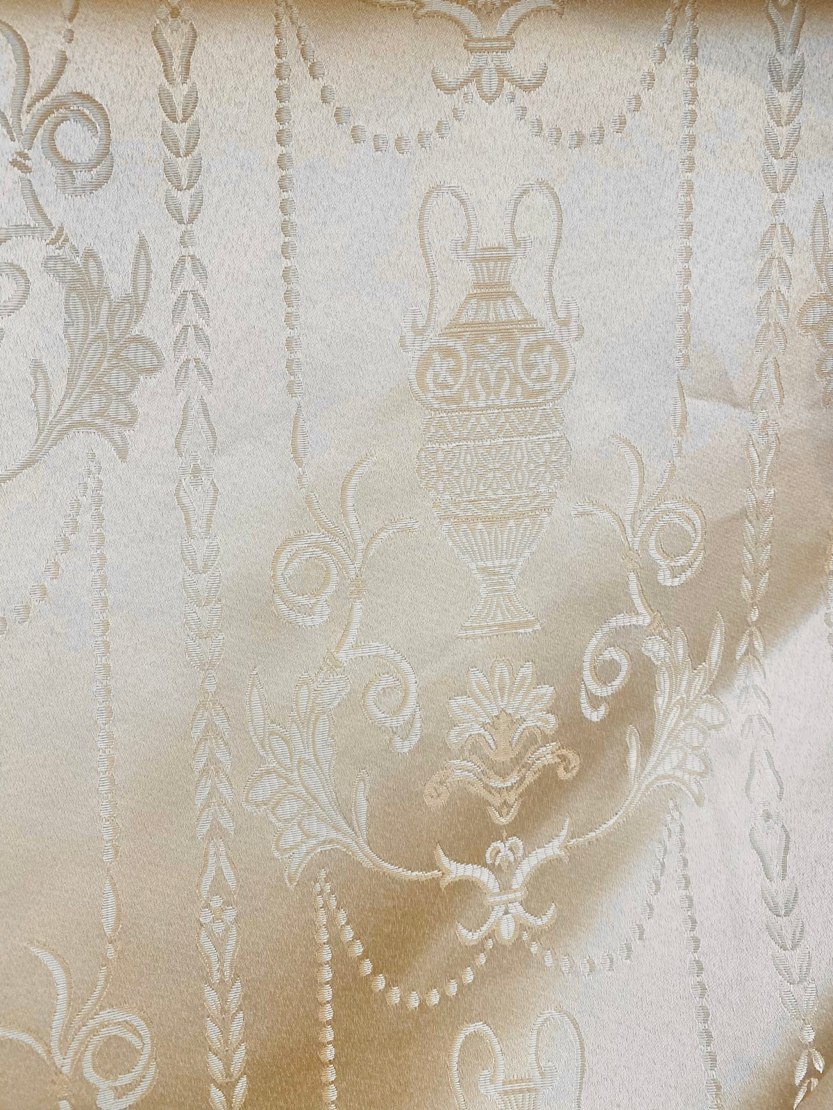 NEW Lord Percy Neoclassical Amphora Gold Upholstery and Drapery Fabri - Fancy Styles Fabric Pierre Frey Lee Jofa Brunschwig & Fils