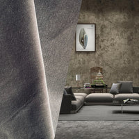 Prince Oliver 100% Cotton made in Belgium Velvet Fabric in Smoke Grey - Fancy Styles Fabric Pierre Frey Lee Jofa Brunschwig & Fils
