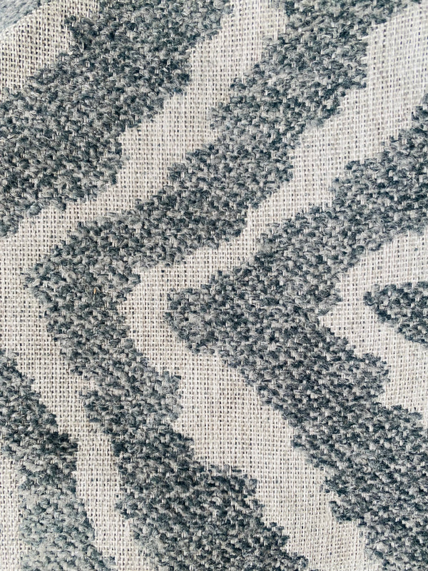 New! SUNBRELLA Grey Zebra Burnout Chenille Waterproof Indoor Outdoor Upholstery Fabric - Fancy Styles Fabric Pierre Frey Lee Jofa Brunschwig & Fils