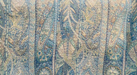 NEW Queen Lila Quilted Blanket Fabric Imported from Italy- Upholstery & Drapery- Blue Melange - Fancy Styles Fabric Pierre Frey Lee Jofa Brunschwig & Fils