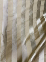 NEW Princess Sophie 100% Silk Fabric Gold Stripes