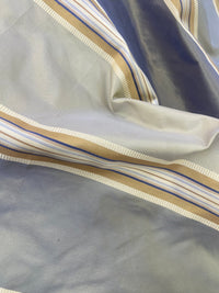 NEW On Sale! Schumacher 100% Silk Taffeta Ribbon Stripes Fabric - Fancy Styles Fabric Pierre Frey Lee Jofa Brunschwig & Fils
