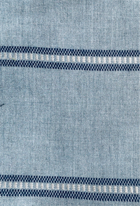 New! SUNBRELLA Indigo Blue Striped Embroidered Waterproof Indoor Outdoor Upholstery Fabric - Fancy Styles Fabric Pierre Frey Lee Jofa Brunschwig & Fils