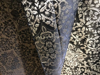 SALE! Sir Enzo 100% Silk Taffeta Ornate Drapery Fabric - Gold And Black-By The Yard - Fancy Styles Fabric Pierre Frey Lee Jofa Brunschwig & Fils
