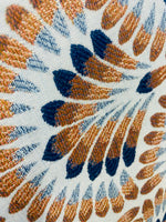 New! SUNBRELLA Plume Tropics- Blue Orange Upholstery Fabric
