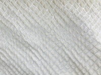 NEW! Duchess Fante Brocade Satin Fabric- White- Diamond Upholstery Neoclassical Louis - Fancy Styles Fabric Pierre Frey Lee Jofa Brunschwig & Fils
