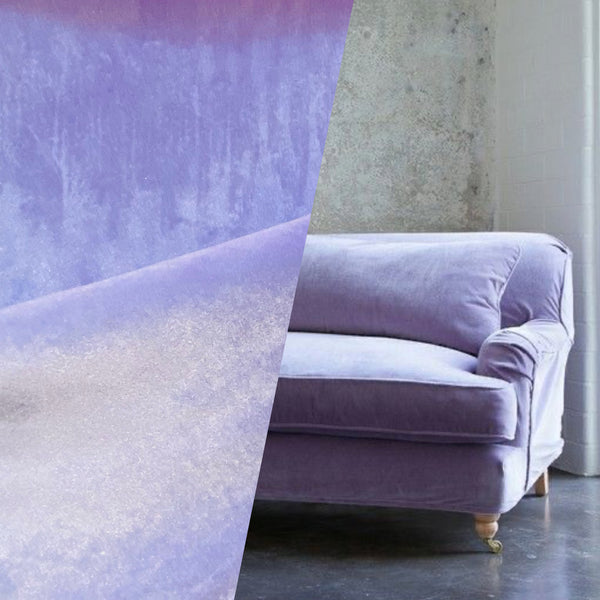 NEW Prince Kaspen Italian Soft Upholstery Velvet Fabric- Lavender - Fancy Styles Fabric Pierre Frey Lee Jofa Brunschwig & Fils