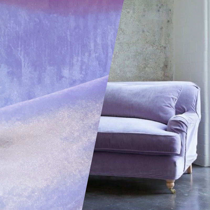 NEW Prince Kaspen Italian Soft Upholstery Velvet Fabric- Lavender