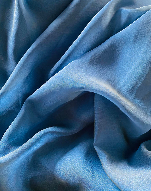 NEW! Duchess Deseray Silk & Poly Chiffon Sheer Fabric - Cornflower Blue - Fancy Styles Fabric Pierre Frey Lee Jofa Brunschwig & Fils