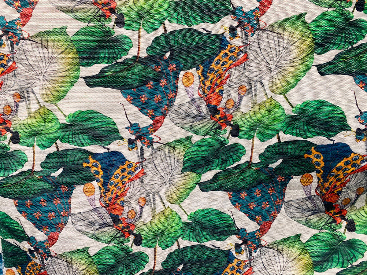 NEW Duchess Dorthy Novelty 100% Linen Floral Decorating Fabric - Fancy Styles Fabric Pierre Frey Lee Jofa Brunschwig & Fils