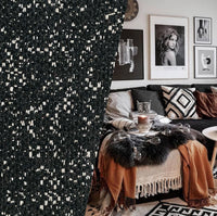 New! SUNBRELLA Tweeds Raven Black and White Water Repellent Indoor Outdoor Fabric - Fancy Styles Fabric Pierre Frey Lee Jofa Brunschwig & Fils