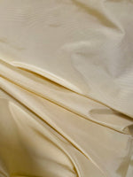 NEW! Princess Jardin 100% Silk Taffeta Novelty Embroidered Drapery Fabric in Floral- Cream