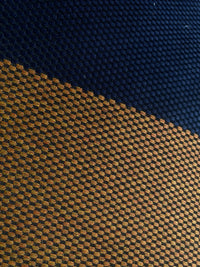 New! SUNBRELLA Rust Orange Indigo Navy Blue Striped Waterproof Indoor Outdoor Upholstery Fabric - Fancy Styles Fabric Pierre Frey Lee Jofa Brunschwig & Fils
