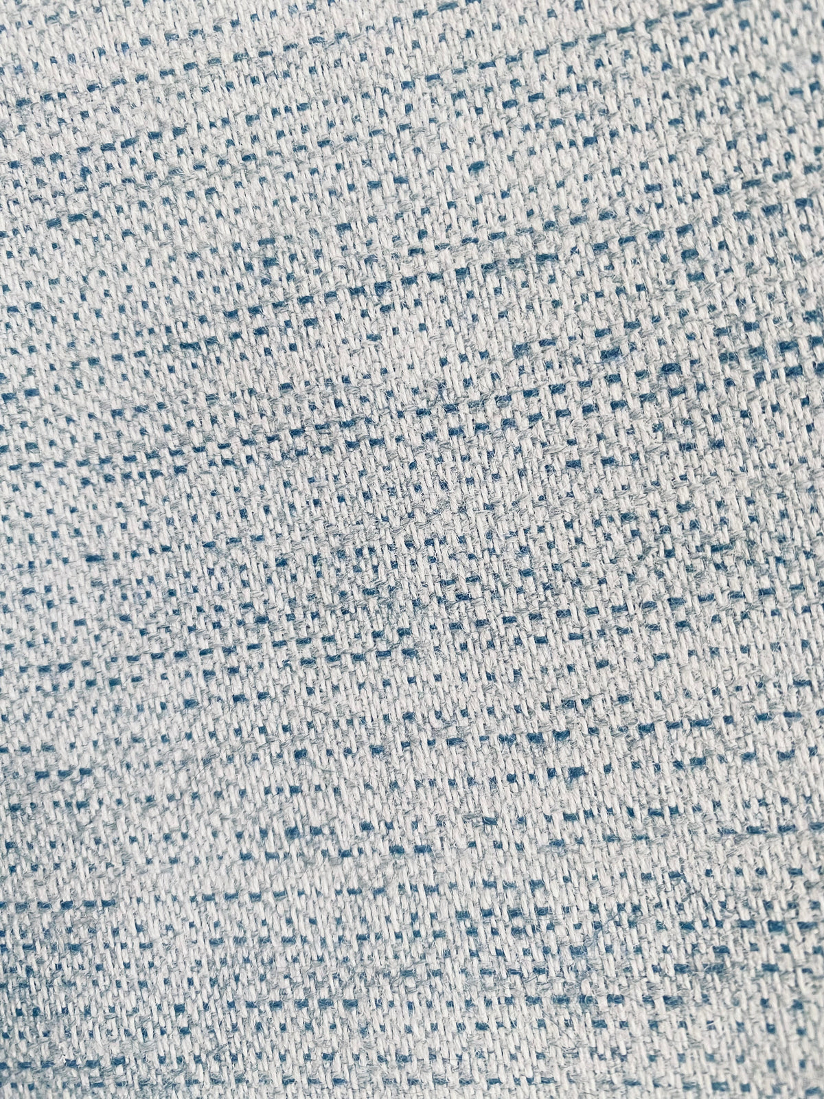New! SUNBRELLA Light Blue White Melange Linen Inspired Waterproof Indoor Outdoor Upholstery Fabric - Fancy Styles Fabric Pierre Frey Lee Jofa Brunschwig & Fils