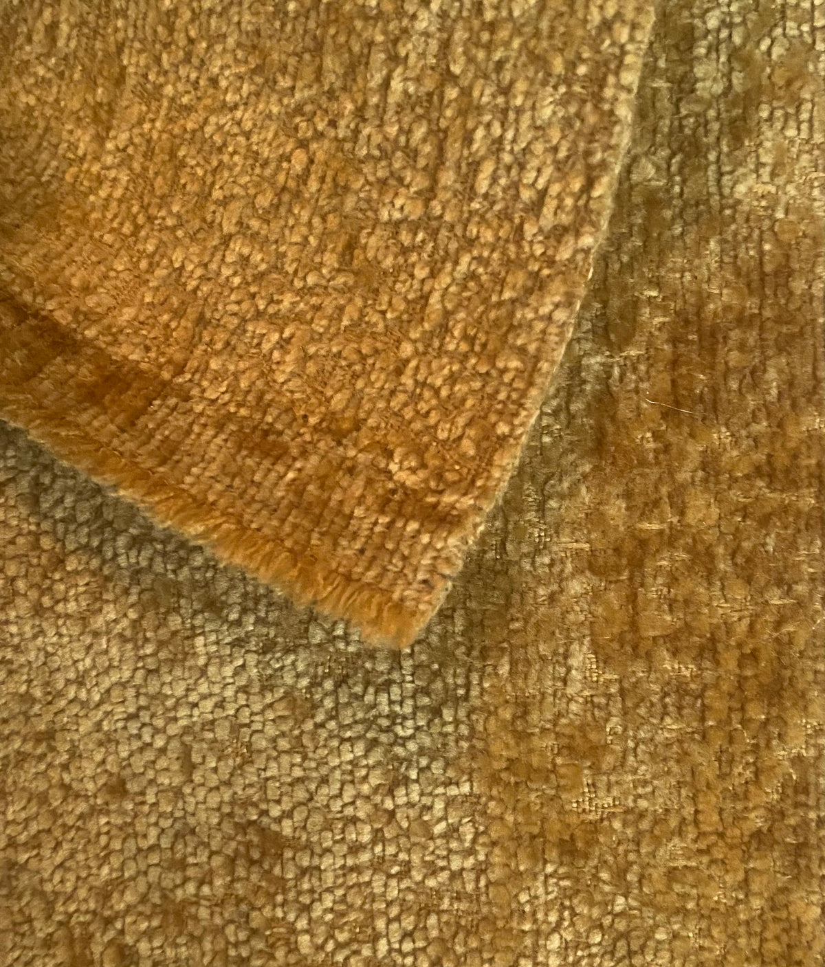 NEW! King Kramer Luxury Heavyweight Upholstery Velvet Chenille Fabric - Mustard - BTY - Fancy Styles Fabric Pierre Frey Lee Jofa Brunschwig & Fils