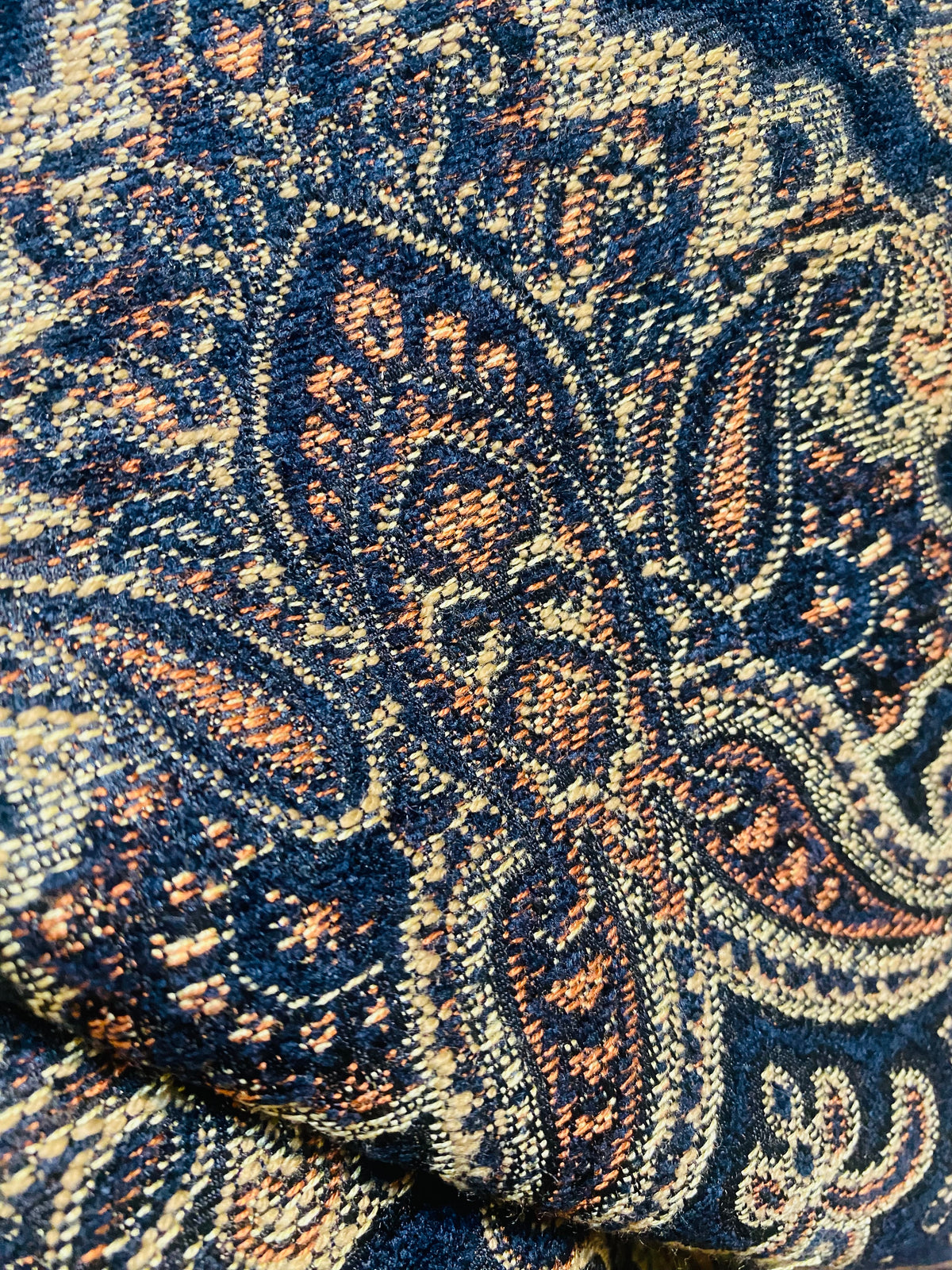 NEW Queen Janey Designer Kilim Rug Inspired Damask Chenille Upholstery Fabric - Black - Fancy Styles Fabric Pierre Frey Lee Jofa Brunschwig & Fils