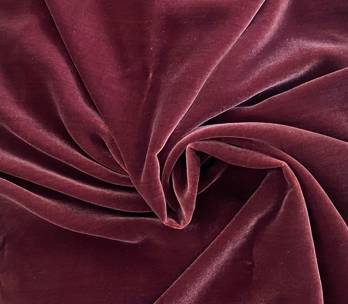 NEW! Miss Bonnie Designer Silk & Rayon Velvet Fabric - Rose Merlot- By The Yard- 55” Wide - Fancy Styles Fabric Pierre Frey Lee Jofa Brunschwig & Fils