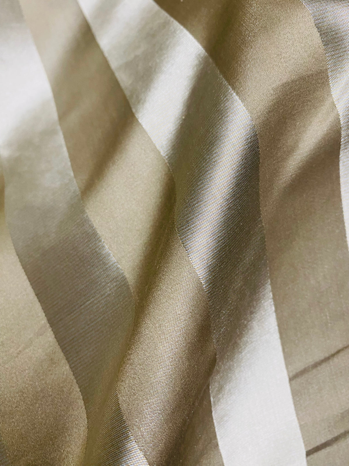 NEW Princess Sophie 100% Silk Fabric Gold Stripes - Fancy Styles Fabric Pierre Frey Lee Jofa Brunschwig & Fils