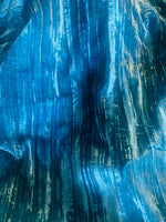 App Sale: Prince Peterson Turquoise Blue Silk Rayon Velvet Fabric