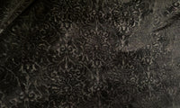 NEW! Prince Pang - Designer Italian Venetian Burnout Damask Cut Velvet Black Fabric Upholstery - Fancy Styles Fabric Pierre Frey Lee Jofa Brunschwig & Fils