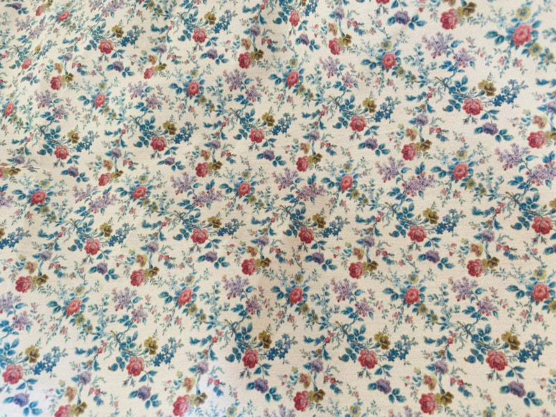 App Sale: NEW Queen Latilda 100% Cotton Floral Print Fabric - Multicolor