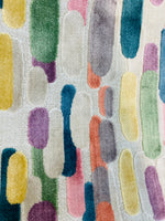 NEW! Emperor Ellis Designer Italian Burnout Multicolor Fabric for Upholstery