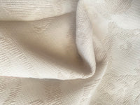 NEW! SALE! King Sam Brocade Jacquard Burnout Upholstery Chenille Italian Fabric- White Ivory Floral- Upholstery Neoclassical - Fancy Styles Fabric Pierre Frey Lee Jofa Brunschwig & Fils