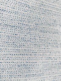 New! SUNBRELLA Light Blue White Melange Linen Inspired Waterproof Indoor Outdoor Upholstery Fabric - Fancy Styles Fabric Pierre Frey Lee Jofa Brunschwig & Fils