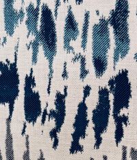 SUNBRELLA Indigo Blue Geometric Waterproof Indoor Outdoor Upholstery Fabric - Fancy Styles Fabric Pierre Frey Lee Jofa Brunschwig & Fils