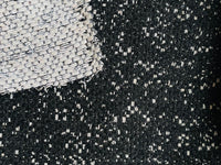 New! SUNBRELLA Tweeds Raven Black and White Water Repellent Indoor Outdoor Fabric - Fancy Styles Fabric Pierre Frey Lee Jofa Brunschwig & Fils