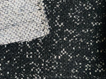 New! SUNBRELLA Tweeds Raven Black and White Water Repellent Indoor Outdoor Fabric