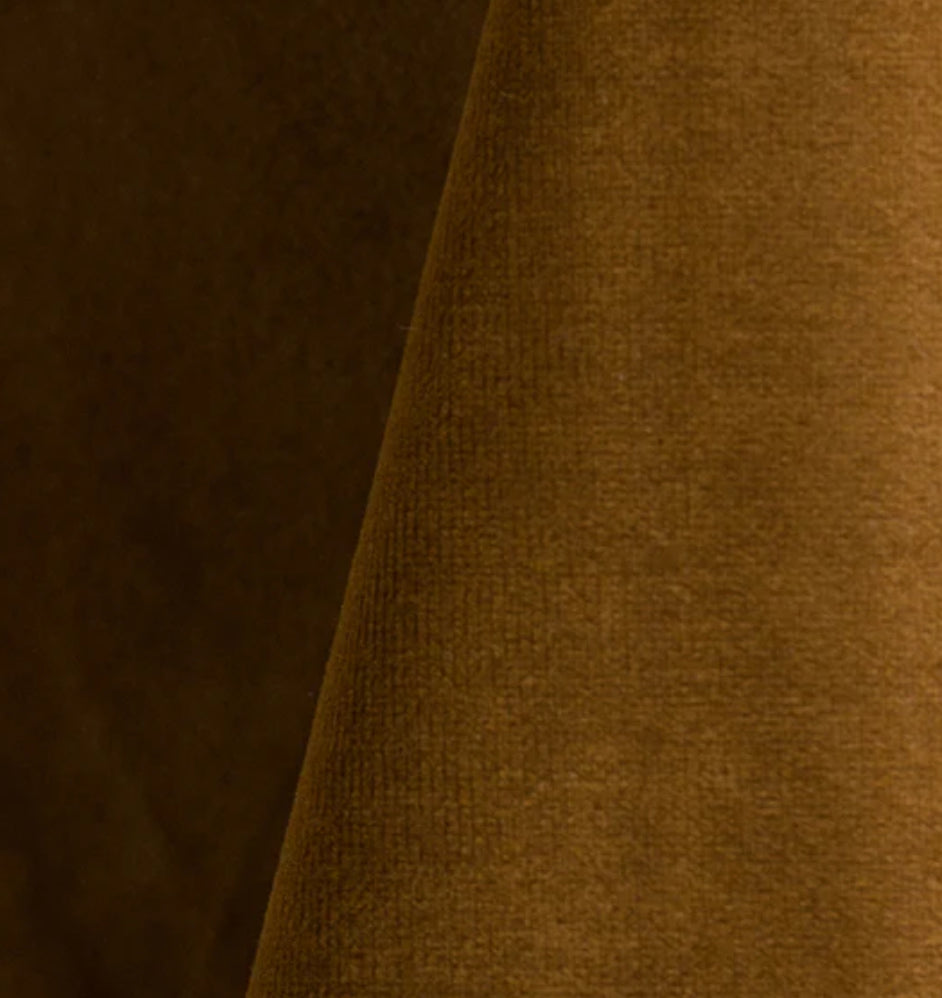 NEW! Restocked! Miss Maisie Designer Heavy Weight Velvet Upholstery Fabric - Soft- Cigar Brown - Fancy Styles Fabric Pierre Frey Lee Jofa Brunschwig & Fils