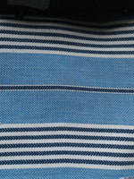 New! SUNBRELLA Navy and French Blue Stripes Waterproof Indoor Outdoor Upholstery Fabric