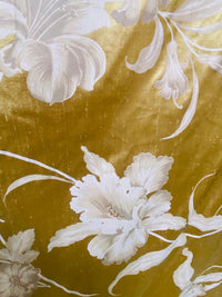 NEW! Princess Tafita 100% Silk Dupioni Novelty Drapery Fabric with a Printed Floral Motif - Fancy Styles Fabric Pierre Frey Lee Jofa Brunschwig & Fils