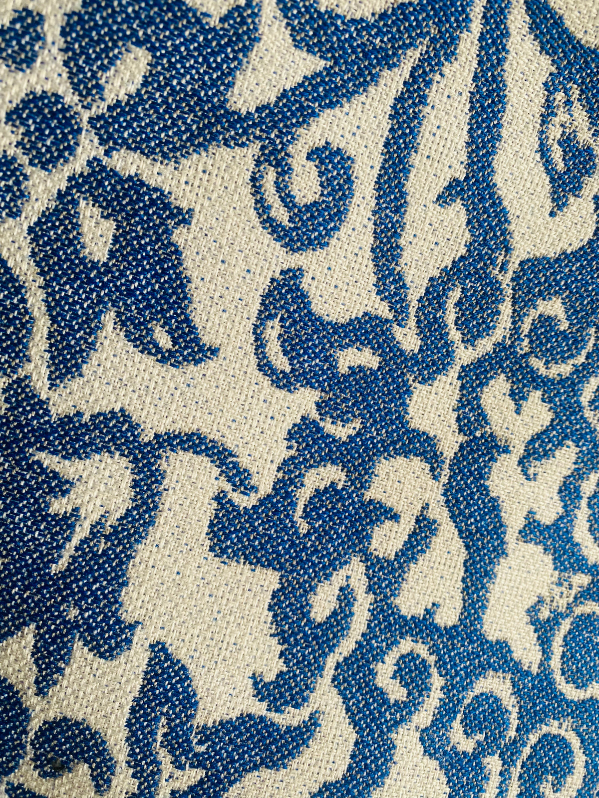 New! SUNBRELLA Indigo Blue Floral Waterproof Indoor Outdoor Upholstery Fabric - Fancy Styles Fabric Pierre Frey Lee Jofa Brunschwig & Fils