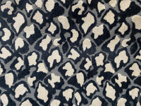 NEW Duchess Dugan Snow Leopard Novelty Upholstery Velvet Made in Italy Black Style# HG10004 - Fancy Styles Fabric Pierre Frey Lee Jofa Brunschwig & Fils