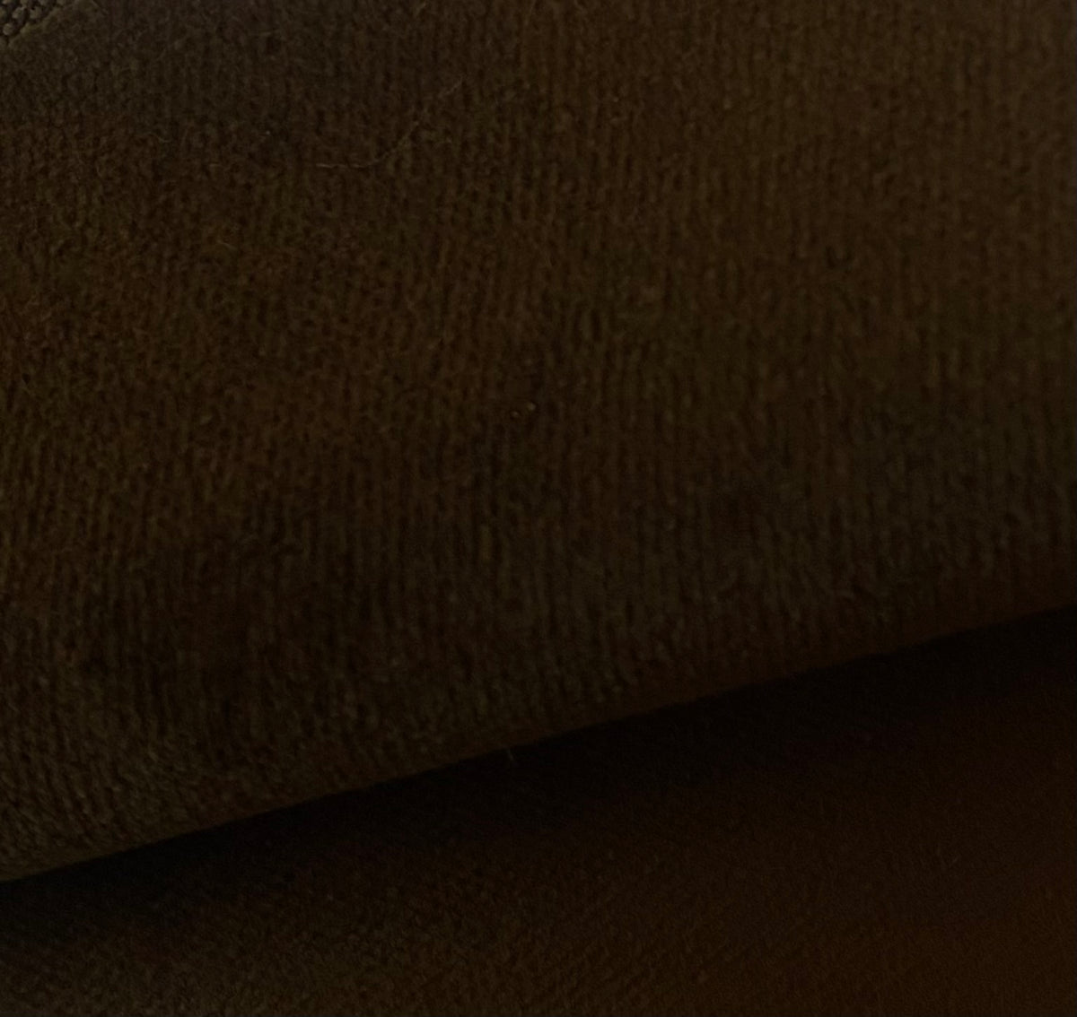 NEW! Prince Burgess - Designer Soft Heavyweight Upholstery Cotton Velvet Fabric - Chocolate Brown - Fancy Styles Fabric Pierre Frey Lee Jofa Brunschwig & Fils