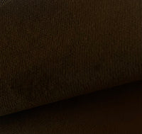 NEW! Prince Burgess - Designer Soft Heavyweight Upholstery Cotton Velvet Fabric - Chocolate Brown - Fancy Styles Fabric Pierre Frey Lee Jofa Brunschwig & Fils