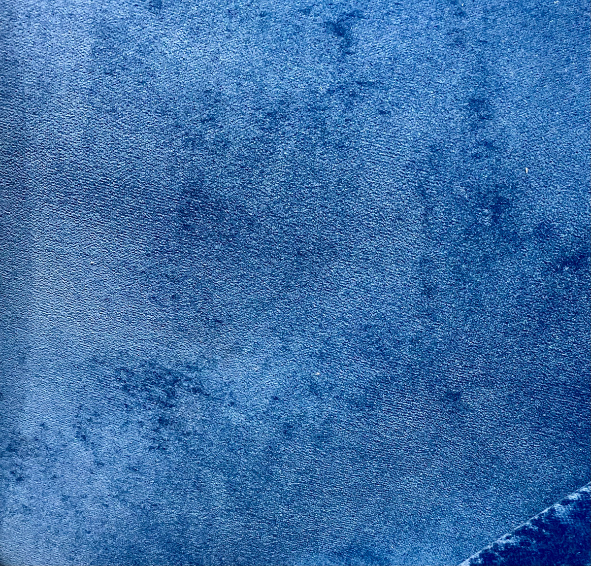 NEW! Custom Color, limited quantity of 50 yards: Prince Burgess Designer Upholstery Cotton Velvet Fabric - Bangle Blue - Fancy Styles Fabric Pierre Frey Lee Jofa Brunschwig & Fils