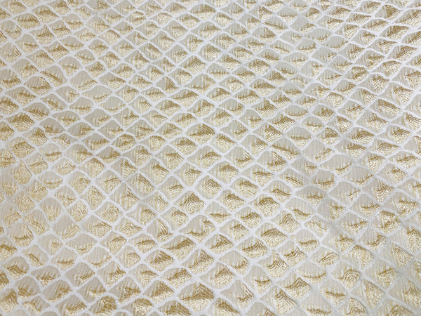 NEW! Duchess Fante Brocade Satin Fabric- Champagne- Diamond Upholstery Neoclassical Louis - Fancy Styles Fabric Pierre Frey Lee Jofa Brunschwig & Fils