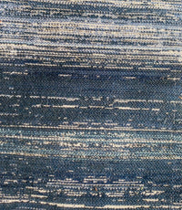 New! SUNBRELLA Indigo Blue Uneven Melange Stripe Waterproof Indoor Outdoor Upholstery Fabric - Fancy Styles Fabric Pierre Frey Lee Jofa Brunschwig & Fils