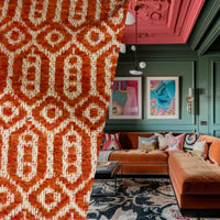 New! SUNBRELLA Novelty Boucle Waterproof Indoor Outdoor Terra Cotta Red Upholstery and Decorating Fabric - Fancy Styles Fabric Pierre Frey Lee Jofa Brunschwig & Fils