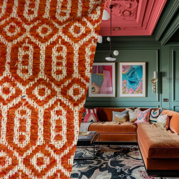 New! SUNBRELLA Novelty Boucle Waterproof Indoor Outdoor Terra Cotta Red Upholstery and Decorating Fabric - Fancy Styles Fabric Pierre Frey Lee Jofa Brunschwig & Fils