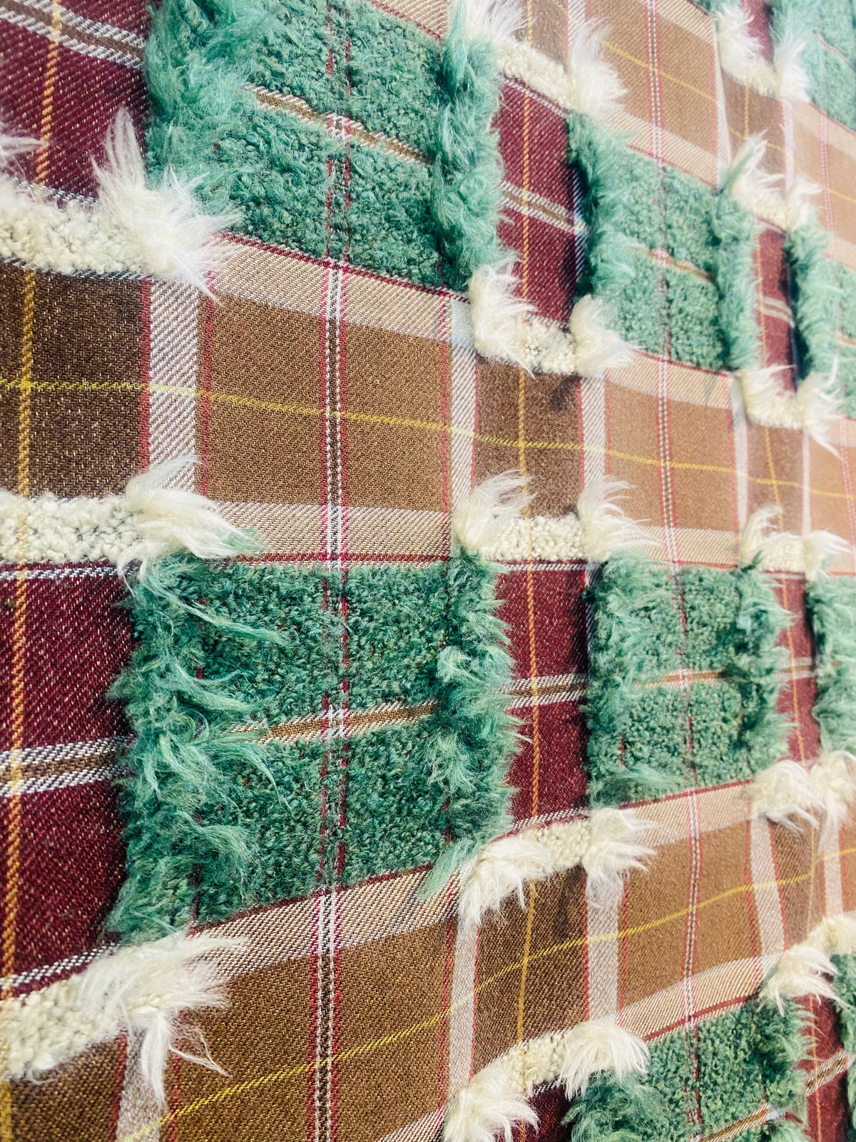 NEW Sir Adrian Plaid Tartan Upholstery Fabric in Brown and Green - Fancy Styles Fabric Pierre Frey Lee Jofa Brunschwig & Fils