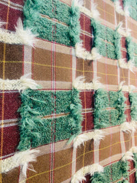 NEW Sir Adrian Plaid Tartan Upholstery Fabric in Brown and Green - Fancy Styles Fabric Pierre Frey Lee Jofa Brunschwig & Fils