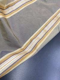 NEW On Sale! Schumacher 100% Silk Taffeta Ribbon Stripes Fabric - Fancy Styles Fabric Pierre Frey Lee Jofa Brunschwig & Fils