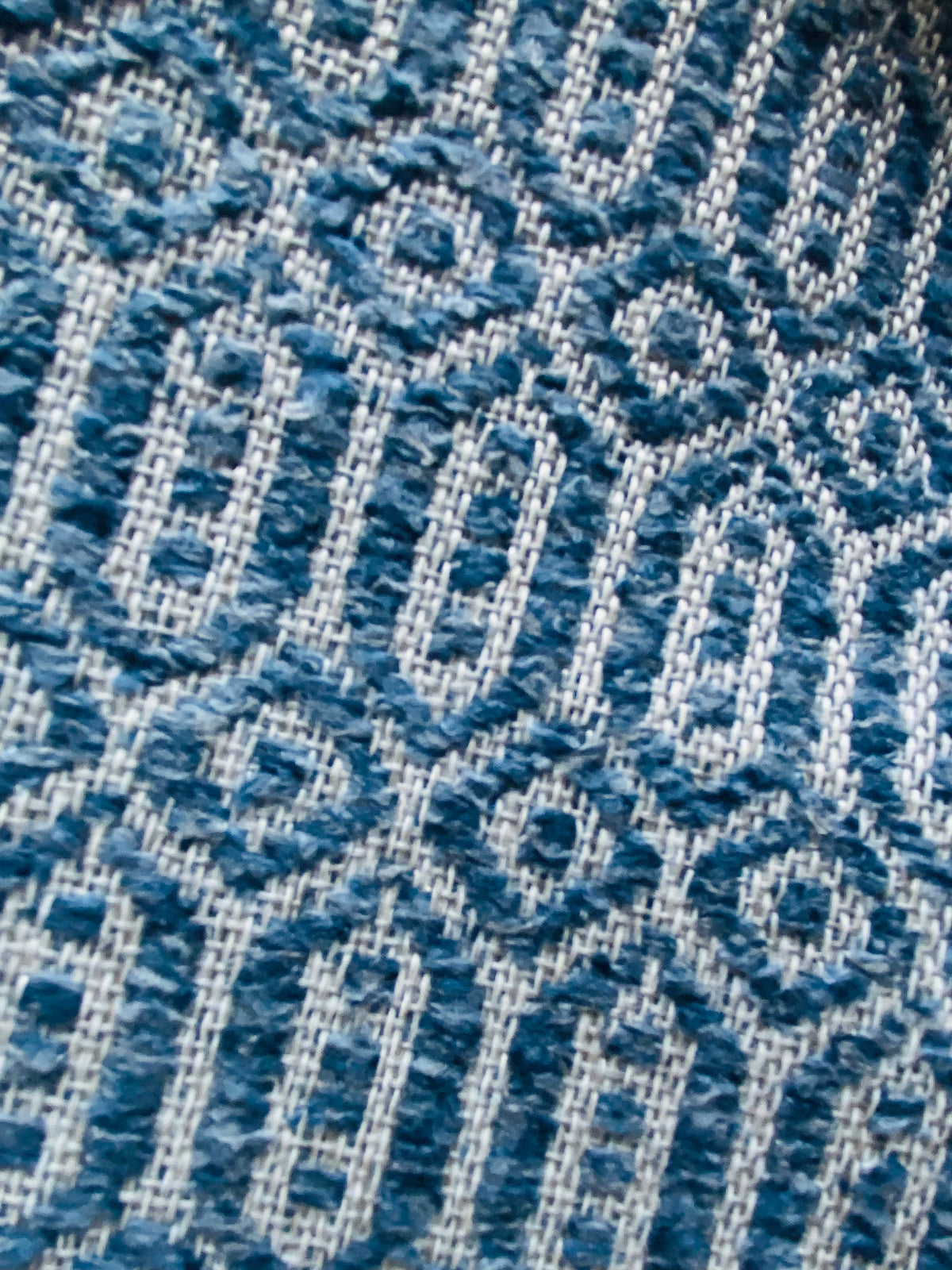 New! SUNBRELLA Novelty Boucle Waterproof Indoor Outdoor Blue Upholstery and Decorating Fabric - Fancy Styles Fabric Pierre Frey Lee Jofa Brunschwig & Fils