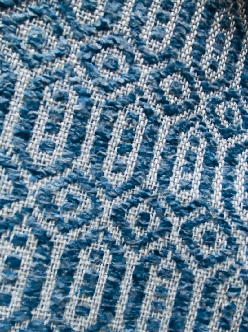 New! SUNBRELLA Novelty Boucle Waterproof Indoor Outdoor Blue Upholstery and Decorating Fabric