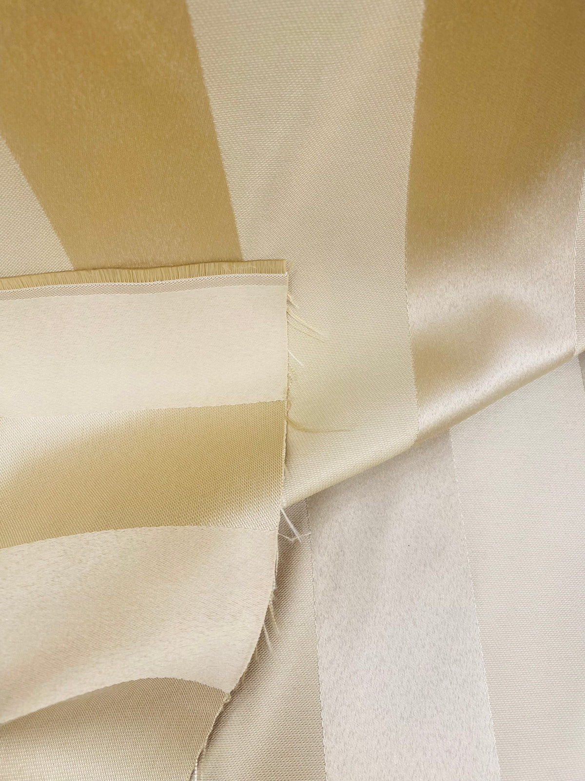 NEW! Prince Jacques Designer Brocade Jacquard Stripe Fabric- Gold - Fancy Styles Fabric Pierre Frey Lee Jofa Brunschwig & Fils
