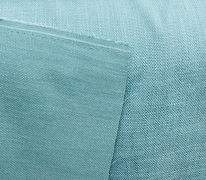 NEW! Queen Tabitta Linen Inspired Upholstery Drapery Fabric- Duck Egg Blue